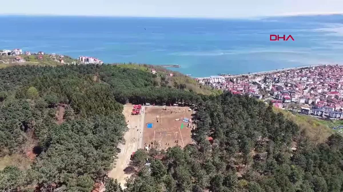 Trabzon’da Ormancılar Zorlu Parkurlarda Yarışıyor