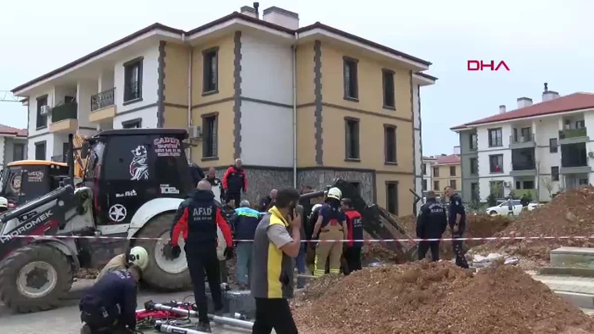 Manisa’da Kanalizasyon Çalışmasında Göçük: Cansız Bedenine Ulaşıldı
