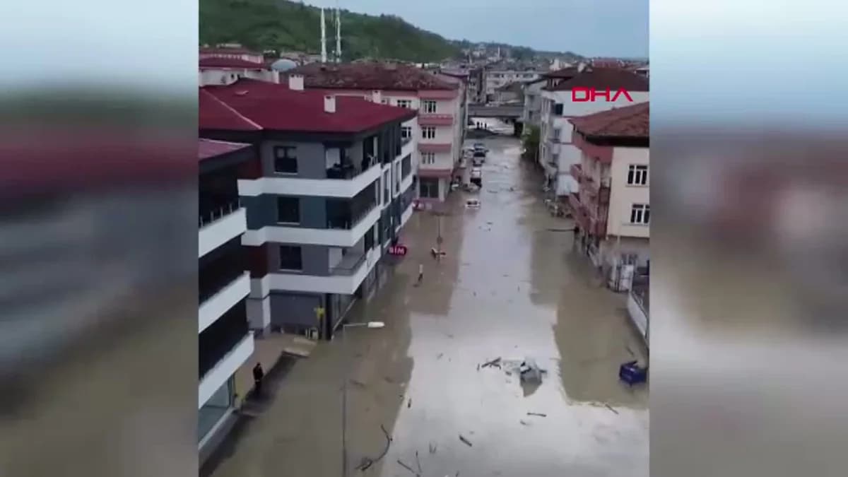 Samsun’da Selle Veda: Evler ve İş Yerleri Sular Altında Kaldı