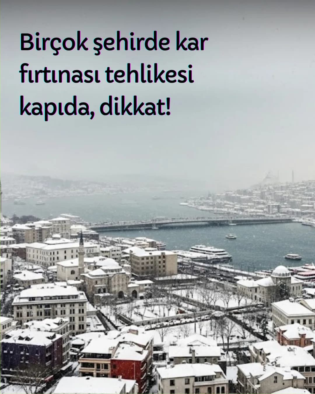 Meteoroloji Genel Müdürlüğü verileriyle çok sayıda ilde kar alarmı verildi
