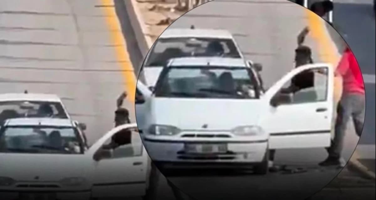 Ankara’da Trafik Terörü: Kılıç ve Bıçaklarla Saldırı Kamerada!