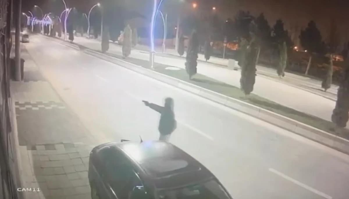 Bolu’da Restorana Silahlı Saldırı Güvenlik Kamerasında