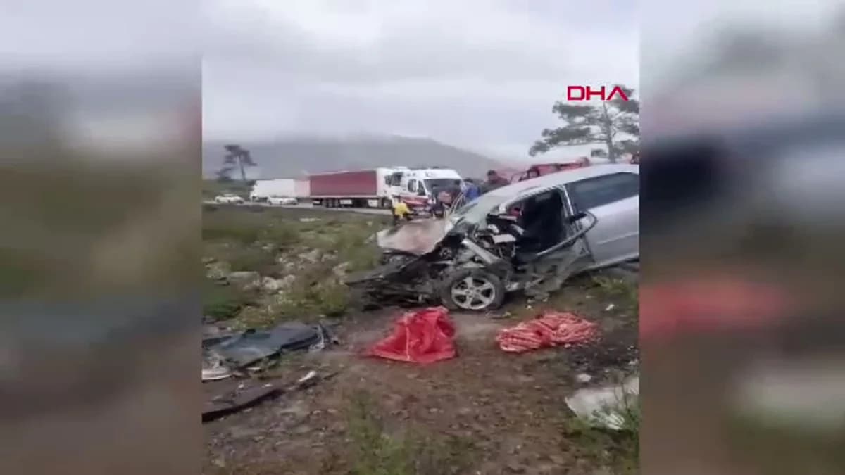 Antalya’da TIR ve Otomobil Çarpıştı: 2 Yaralı