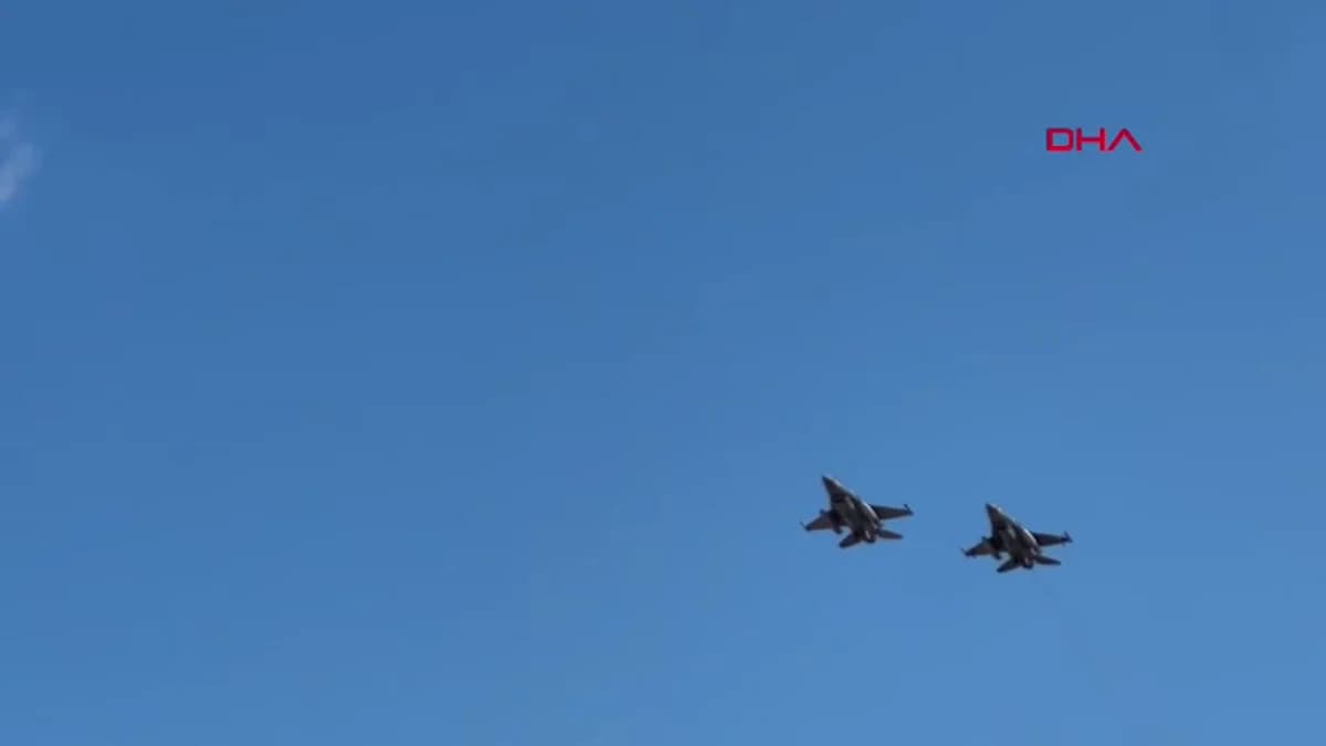 Edirne’de F-16 ve Bayraktar Akıncı’nın Görkemli Prova Uçuşu