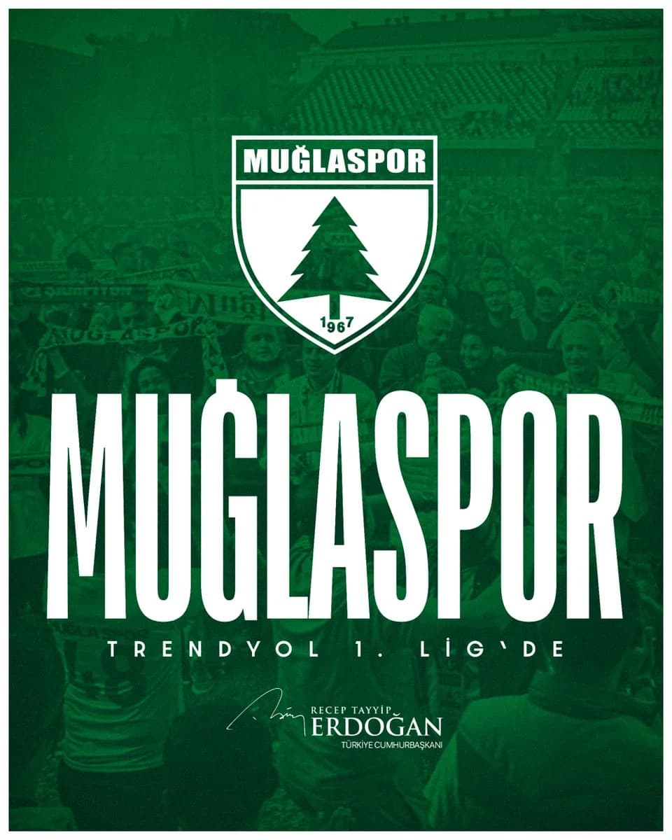Erdoğan’dan Muğlaspor’a Tebrik: Tarihi Başarı!