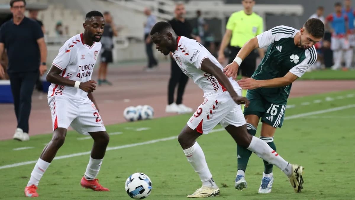 Samsunspor’un Avrupa Deplasmanda Panathinaikos’a Mağlubiyeti