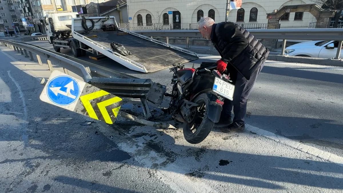 Avcılar’da Motosiklet Kazası: Sürücü Ağır Yaralandı
