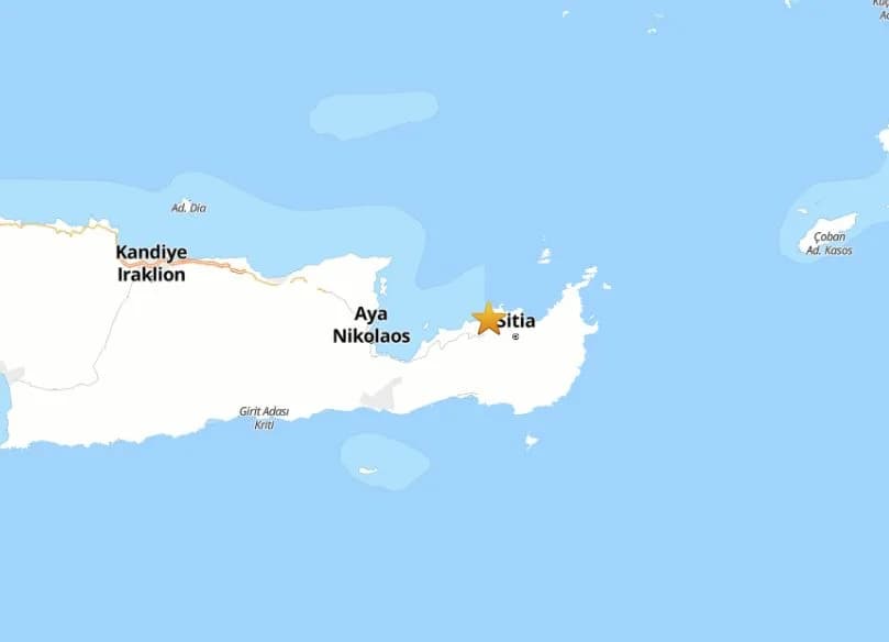 Girit Adası Sarsıldı: 5.9 Büyüklüğünde Deprem!
