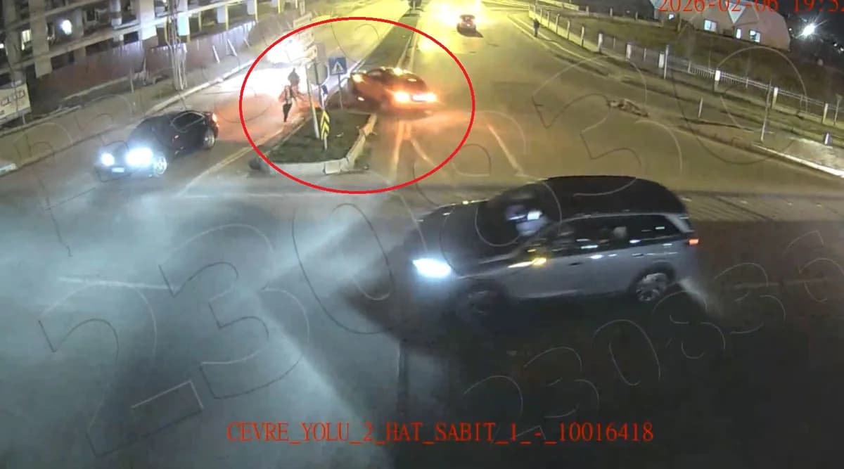 Samsun’daki Trafik Kazaları KGYS Kameralarında Kaydedildi