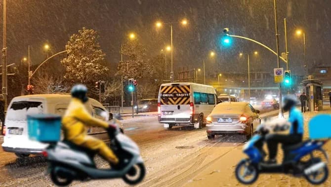 İstanbul Valiliği ağır taşıtların ve kuryelerin trafiğe çıkışını yasakladı