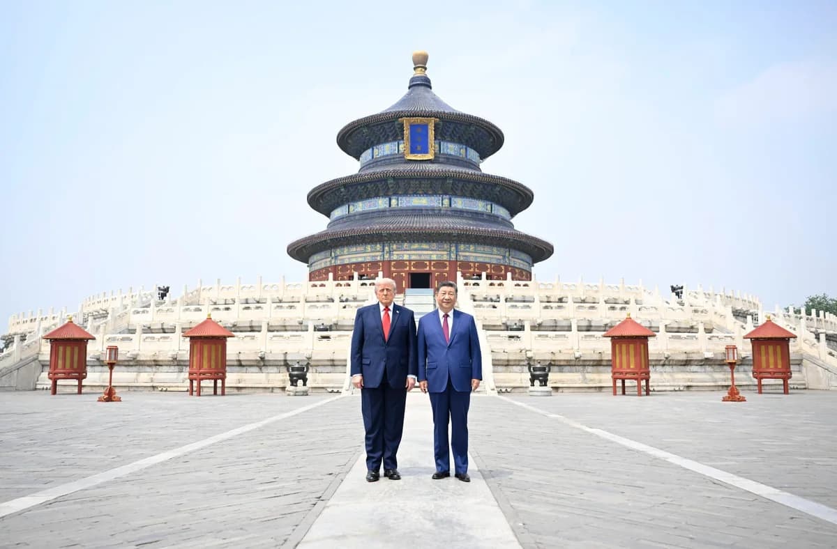 Şi ve Trump’tan Tarihi Cennet Tapınağı Ziyareti