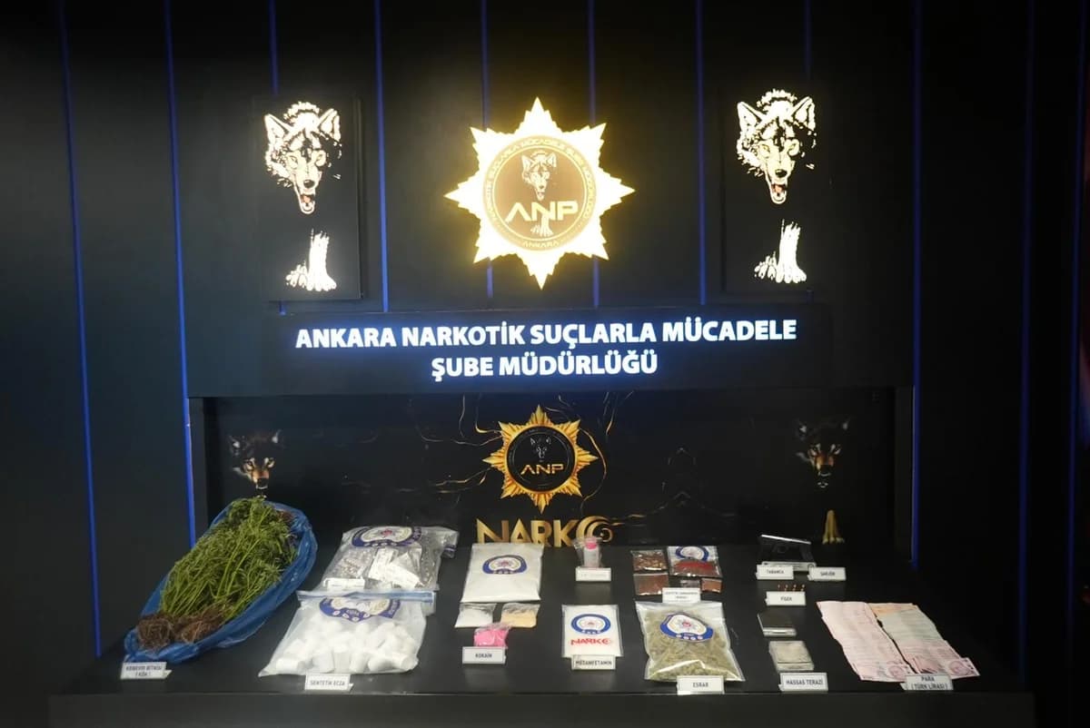 Ankara’da Narkotik Operasyonları: 28 Kişi Tutuklandı