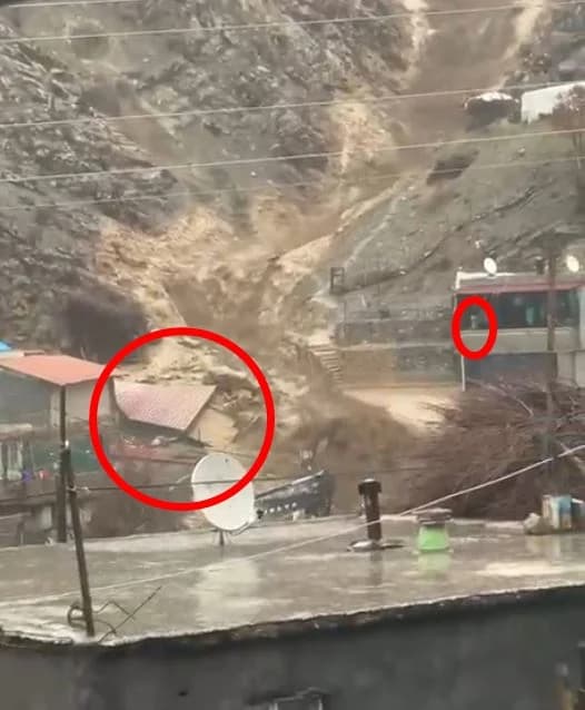 Uludere’de Sel Felaketi: Taşdelen Köyü’nde Su Taşkınları ve Kurtarma Anları Kamerada