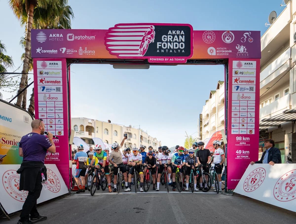 Kemer, AKRA Gran Fondo Yarışına Hazır