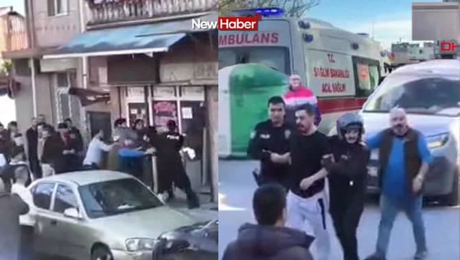 Küçükçekmece’de devriye ekibine bıçaklı saldırı: 4 polis yaralandı