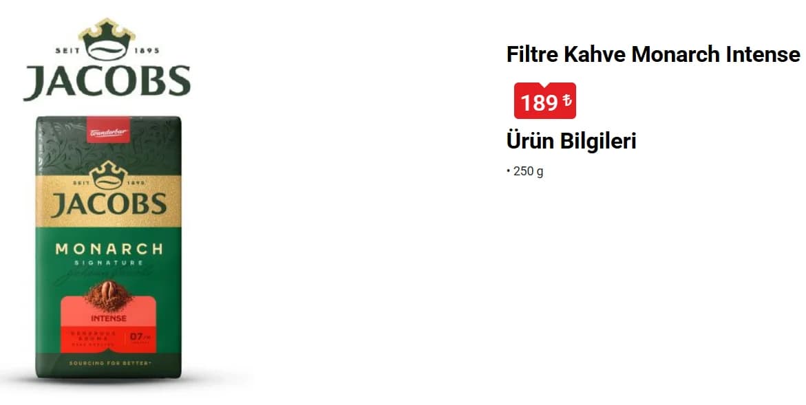 BİM 30 Eylül Aktüel Ürünler Kataloğu: Jacobs Filtre Kahve 189 TL’den Satışta