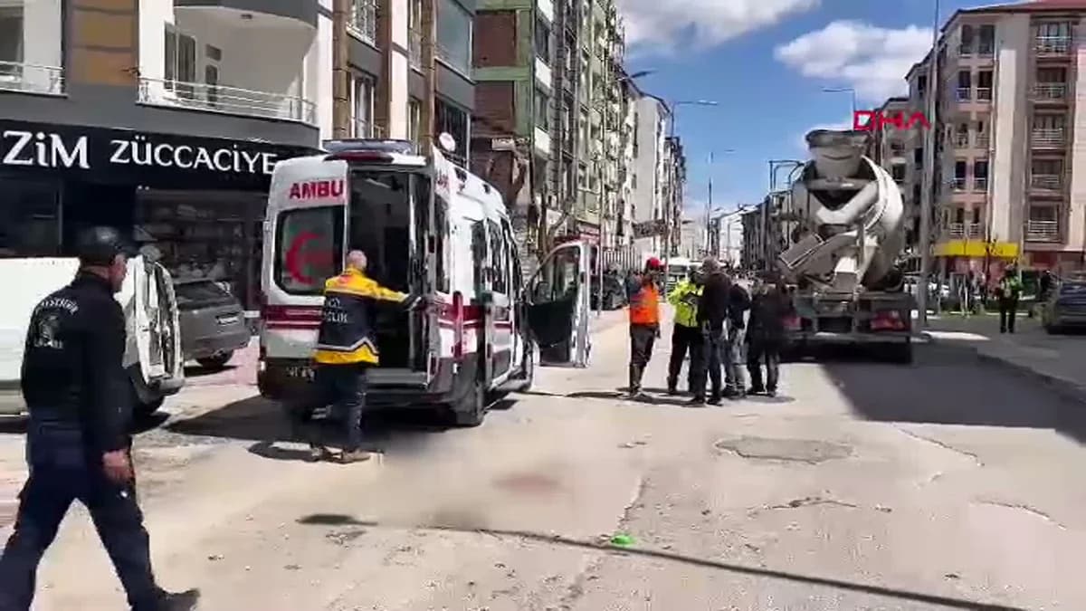 Malatya’da Beton Mikserinin Çarptığı Kadın Yaralandı