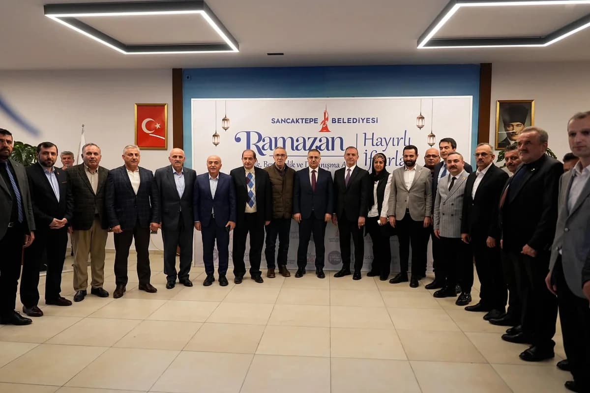 Sancaktepe’de Protokol İftarında Birlik ve Dayanışma Vurgusu