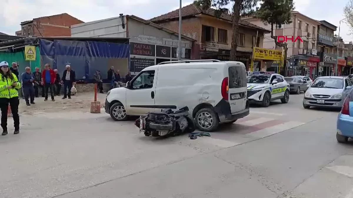 İnegöl’de Motosiklet Kazası: Bir Yaralı