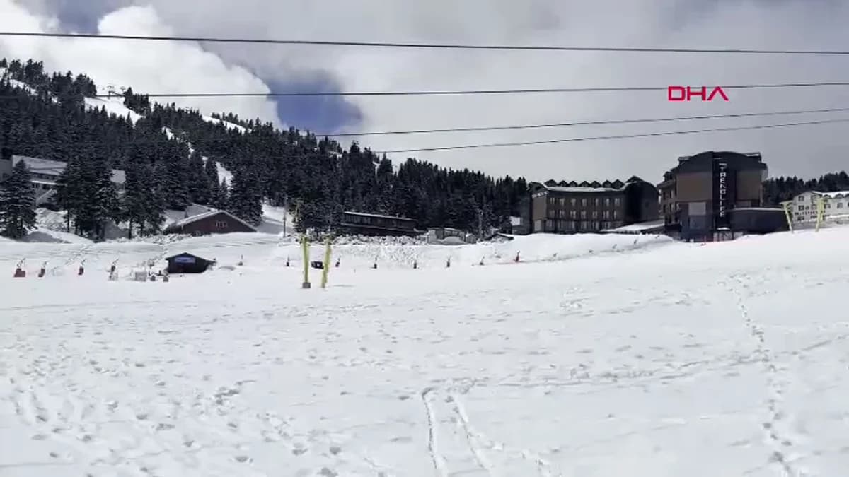 Uludağ’da Kar Kalınlığı 150 Santimetreye Ulaştı