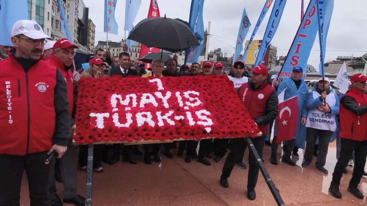 TÜRK-İŞ’ten 1 Mayıs Mesajı: Eşit Haklar ve Güvenceli Çalışma Talep Edildi