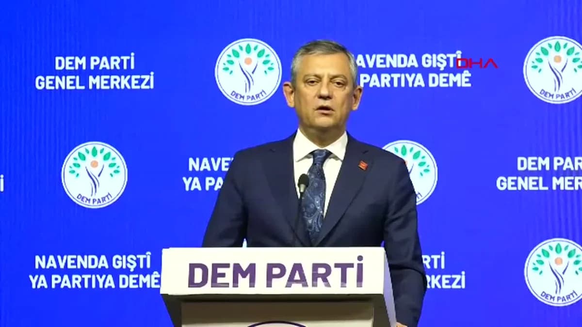 Özgür Özel: TBMM Ara Seçim Kararı Almalı