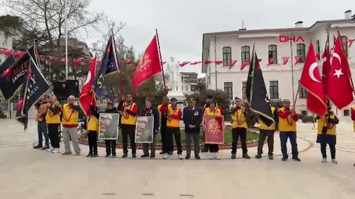 57’nci Alay Vefa Yürüyüşü Tekirdağ’dan Çanakkale’ye Uğurlandı