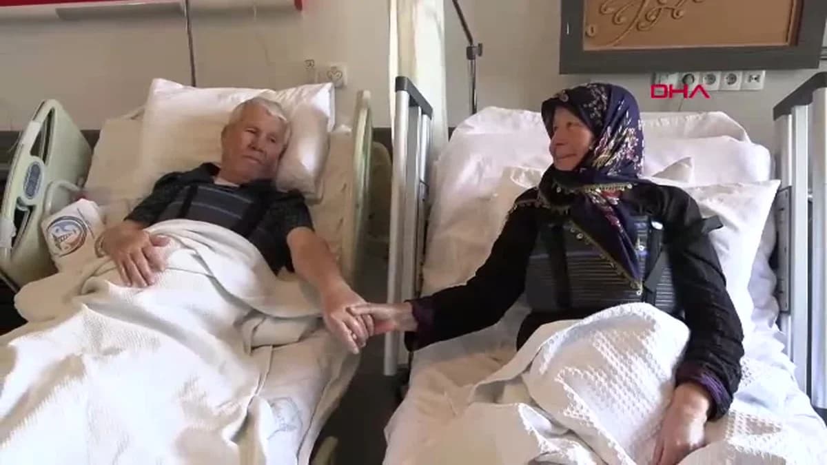 46 Yıllık Evlilikte Birlikte Kalp Ameliyatı: Tekirdağ’da Duygusal Anlar