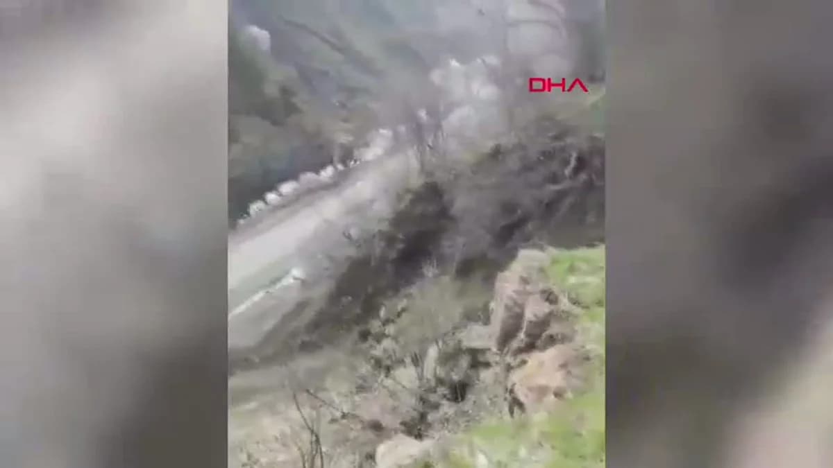 Van’da Heyelan Ulaşımı Felç Etti: O Anlar Kamerada!