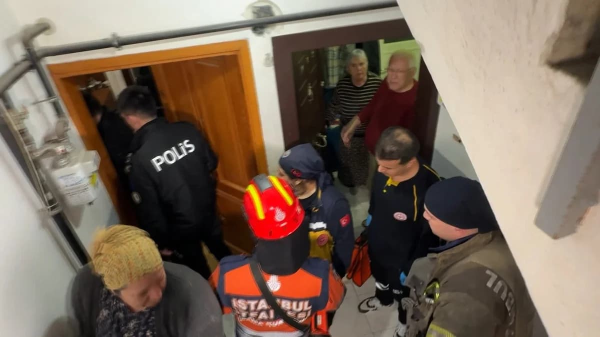 Avcılar’da 13 köpeğiyle uykuya dalan kadın, itfaiye ekipleri tarafından kurtarıldı