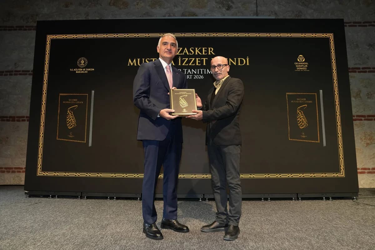 Kültür ve Turizm Bakanı Ersoy, ‘Kazasker Mustafa Efendi’ Kitabı Lansmanı’na Katıldı