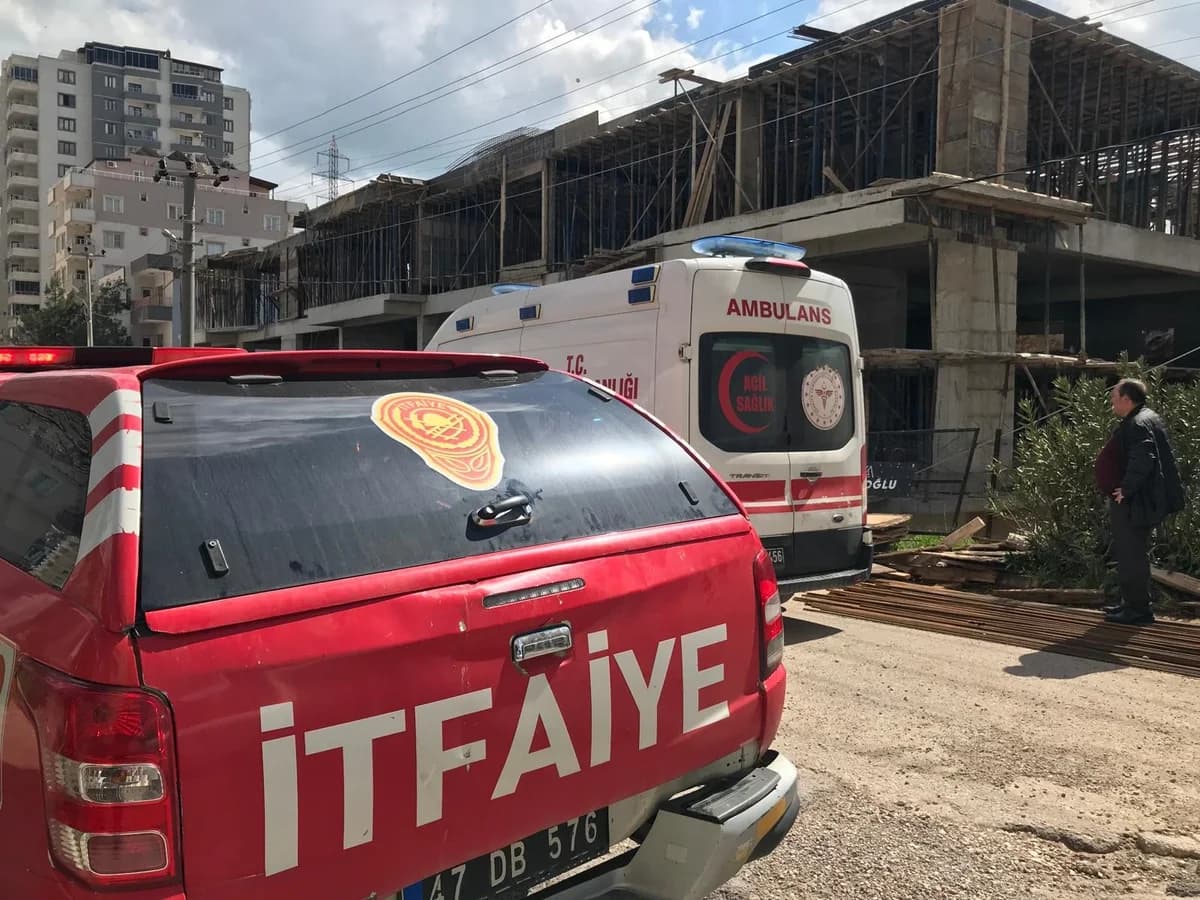 Mardin’de Akıl Almaz Kaza: İnşaat İşçisi 3. Kattan Düştü!