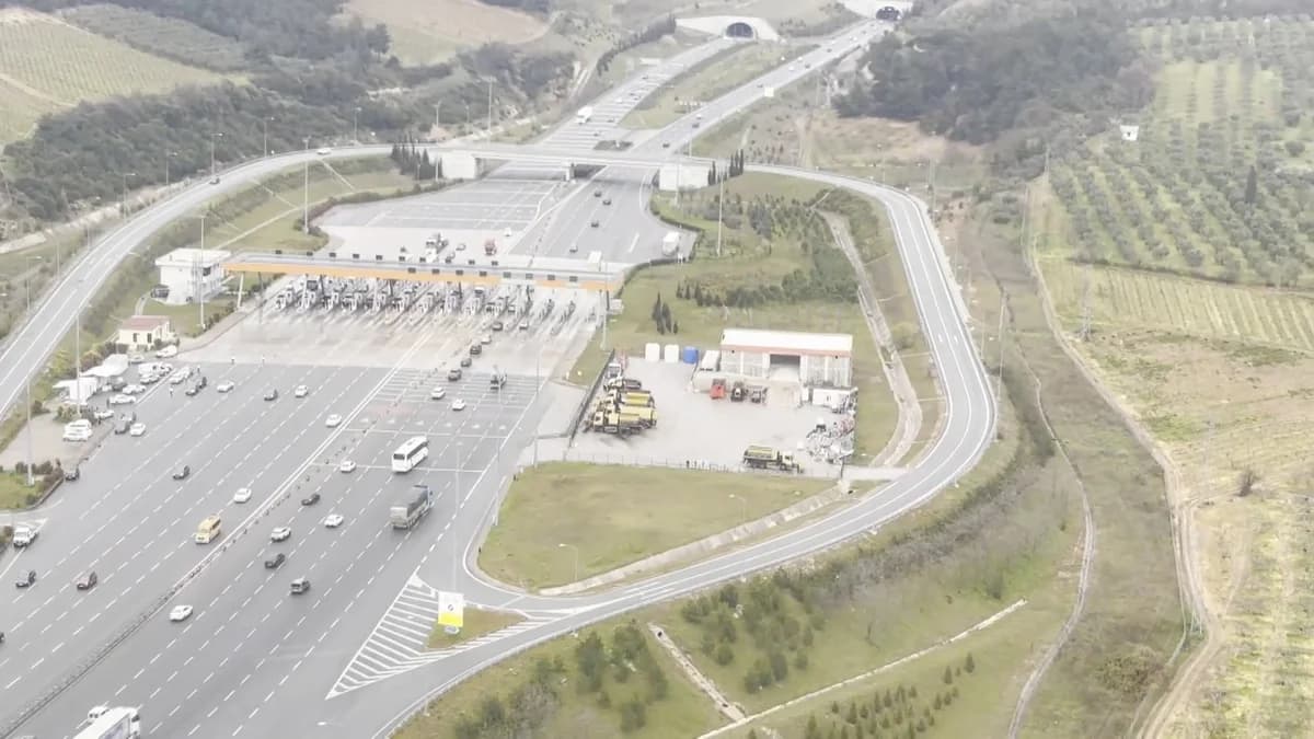 Bursa’da Bayram Trafiğinde Helikopterle Denetim Uygulaması