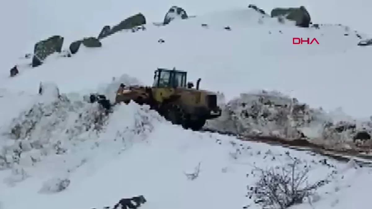 Erzurum, Kars ve Muş’ta Kar Yağışı 160 Mahalle ve Köy Yolunu Kapattı