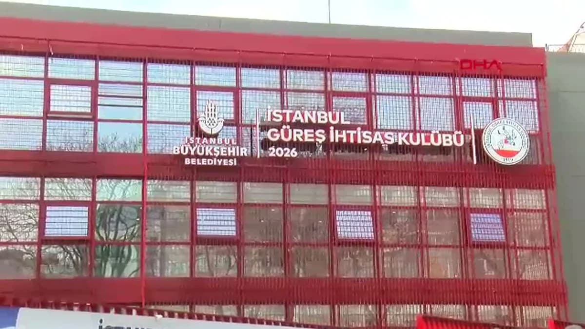 İstanbul Güreş İhtisas Kulübü’nün Yenilenen Tesisleri Açıldı