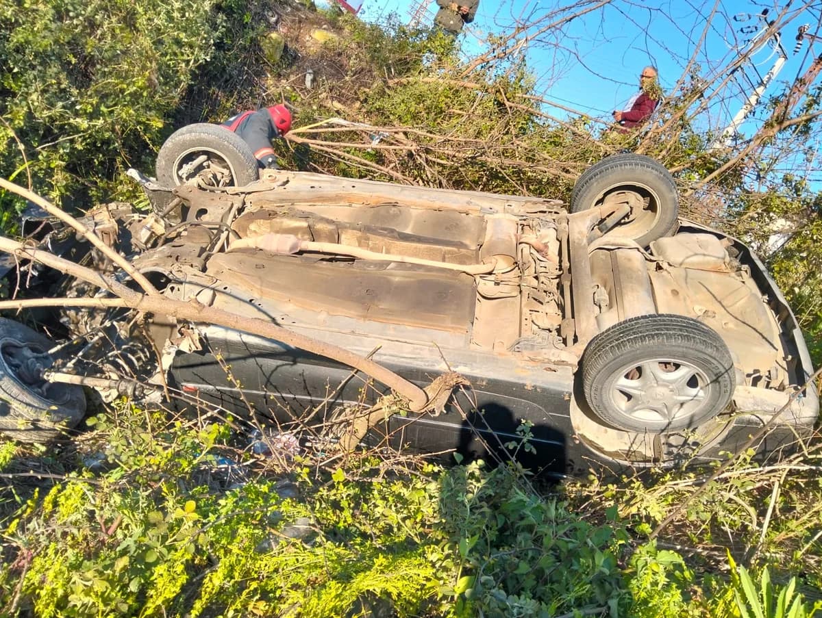 Ordu’da Facianın Eşiğinden Dönüldü: Otomobil Şarampole Yuvarlandı, Sürücü Yaralandı
