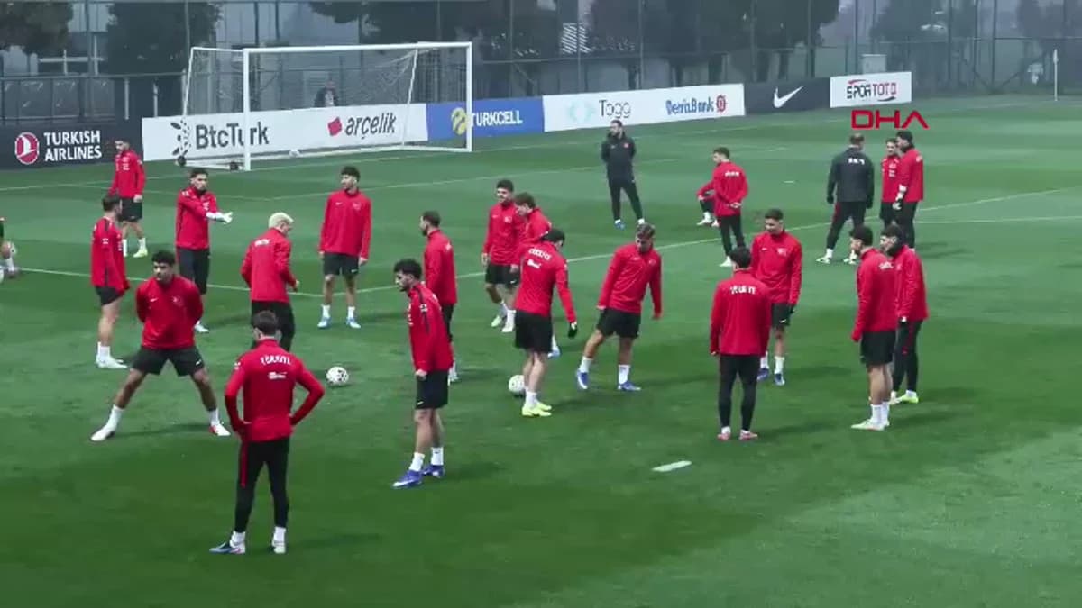 A Milli Takım Romanya Hazırlıklarına Devam Ediyor