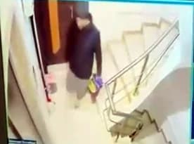 İstanbul Avcılar’da Ayakkabıları Çalan Şüpheli Güvenlik Kamerasında