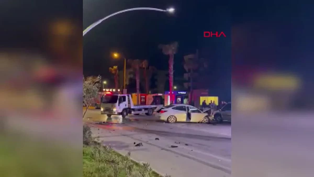 Alanya’da Trafik Kazası: 3 Yaralı