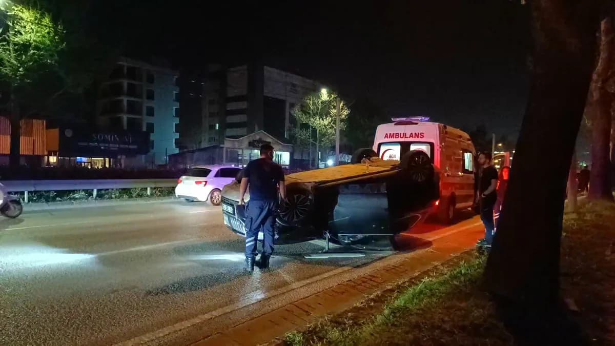 Bursa’da Trafik Kazası: Bir Kişi Yaralandı
