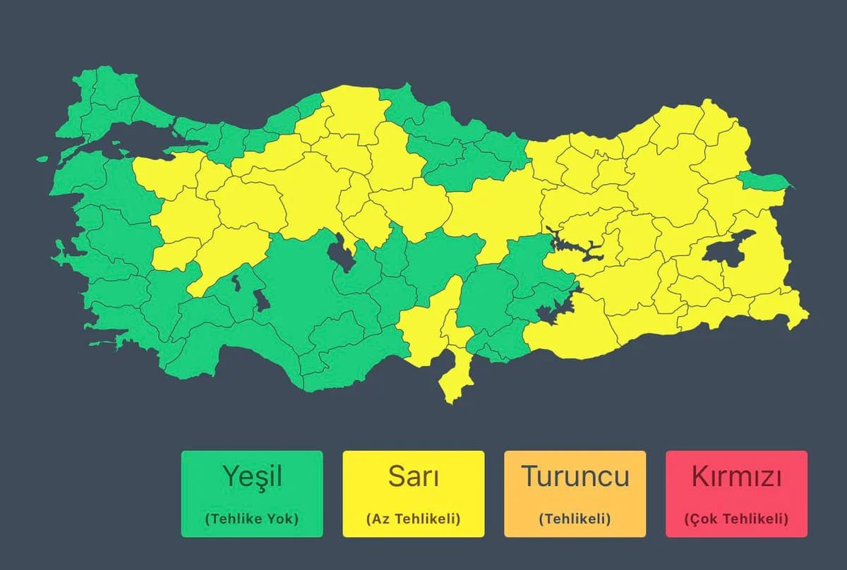 Bakanlık’tan Sağanak ve Kar Uyarısı