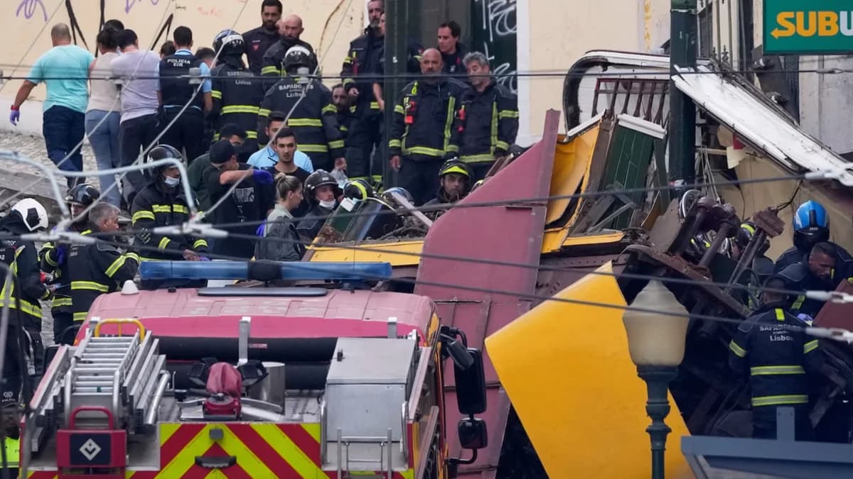 Lizbon’da Feci Tramvay Kazası: Raydan Çıkma Sonucu 15 Ölü, 18 Yaralı