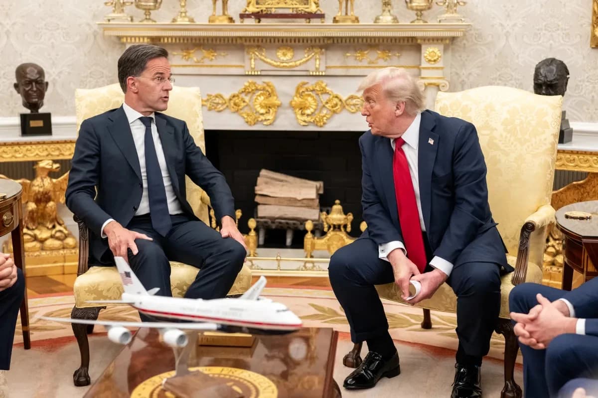 Trump ve NATO Genel Sekreteri Rutte Beyaz Saray’da Buluştu