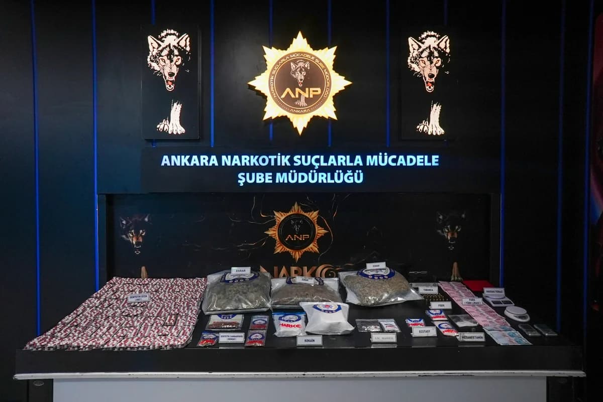 Ankara’da Uyuşturucu Operasyonları: 49 Kişi Tutuklandı