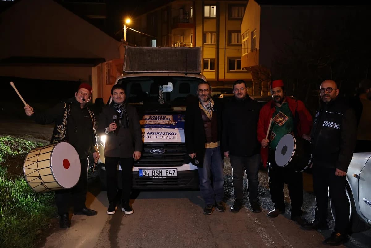 Arnavutköy’de Geleneksel ‘Sahur Devriyesi’ Projesi Başladı