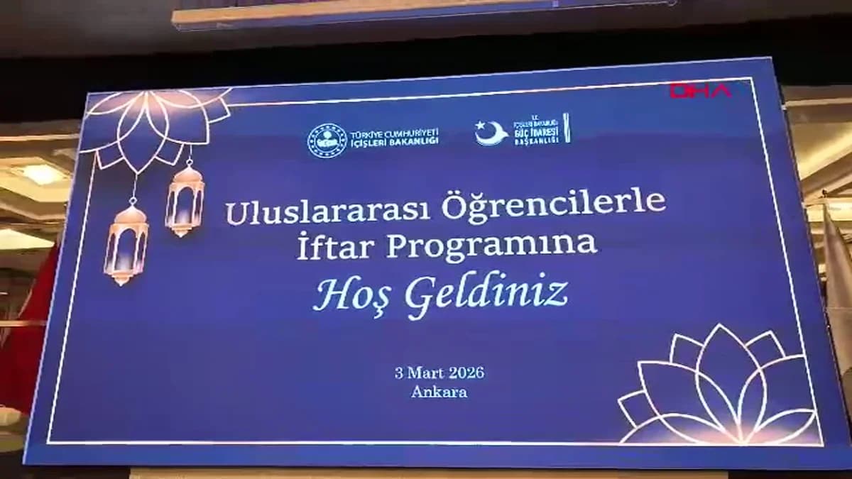 Uluslararası Öğrenciler için İftar Programı Düzenlendi