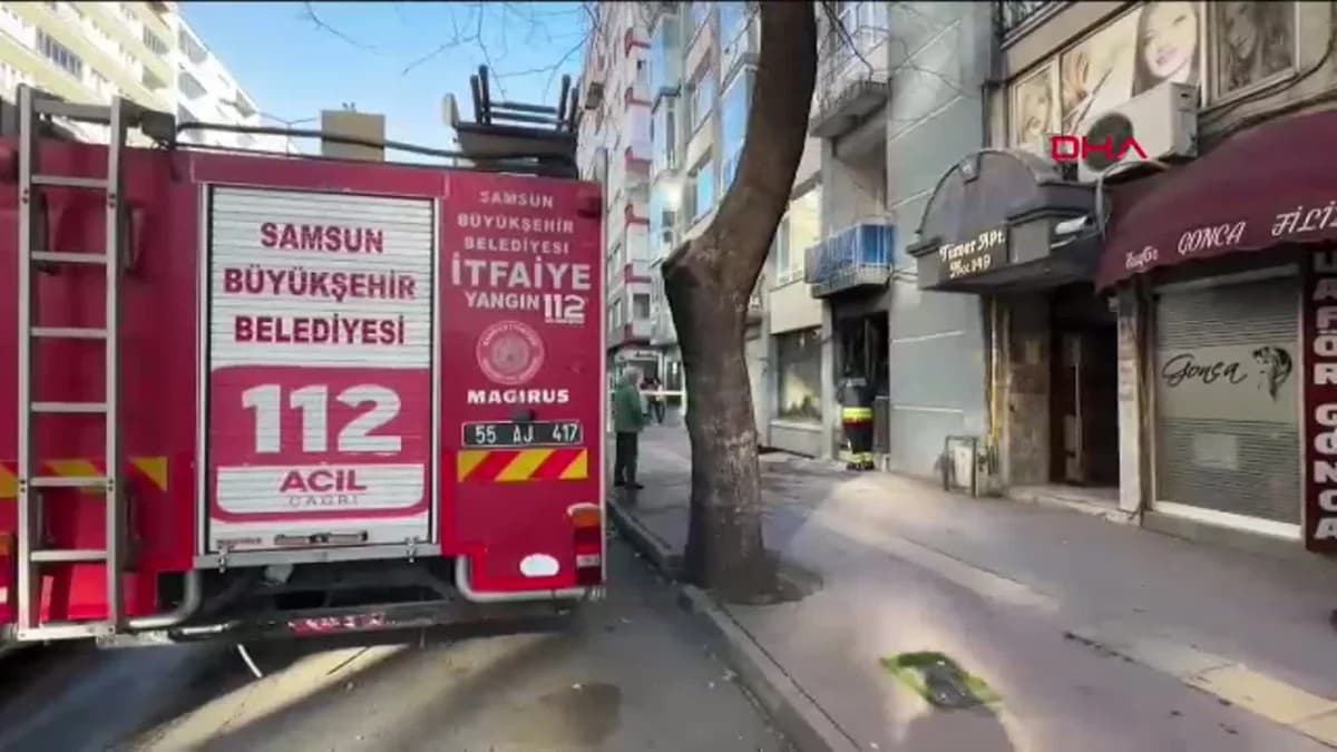 Samsun’da Tartışma Sonrası Ev Yangını
