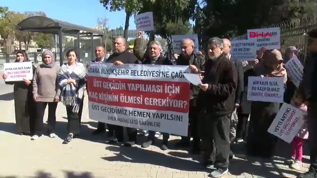 Adana’da Yaya Üst Geçidi İhtiyacı Giderek Artıyor