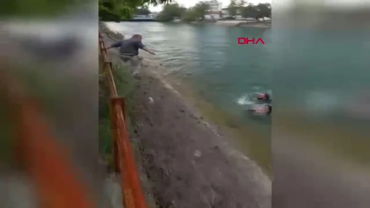 Adana’da Sulama Kanalına Düşen Genç Kurtarıldı