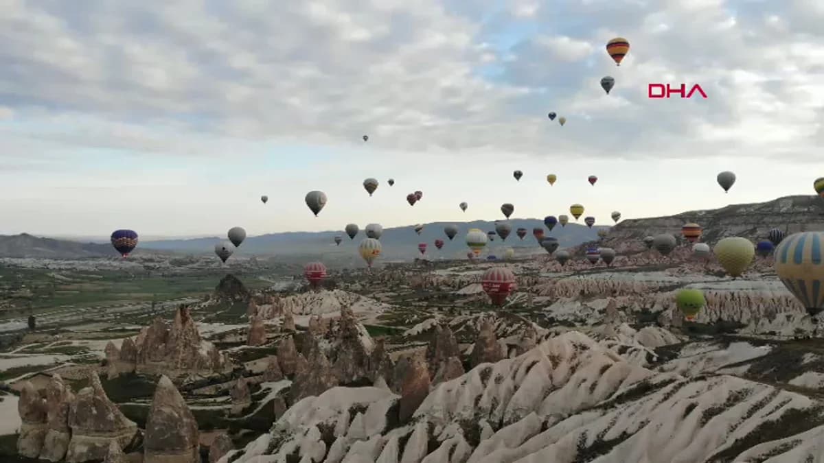Kapadokya Bayramda Rekor Ziyaretçi Ağırladı